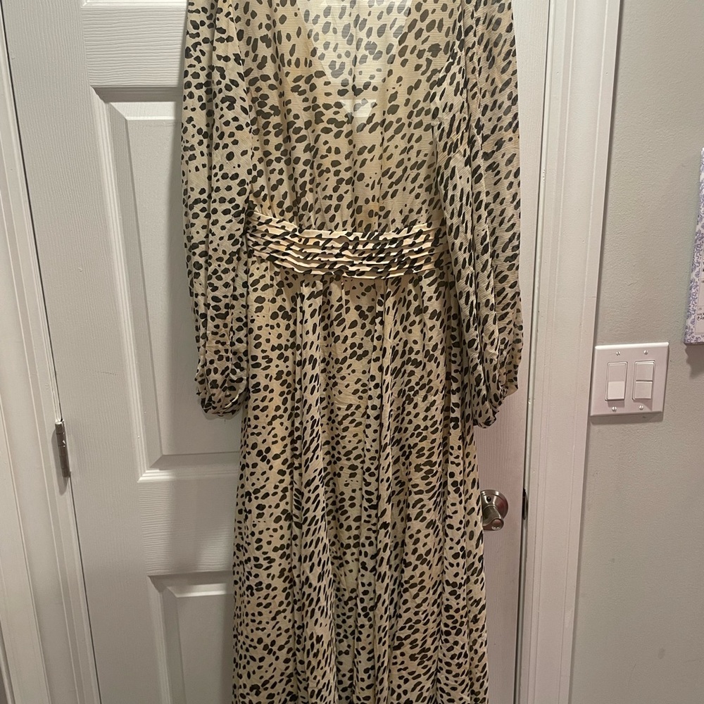 Printed maxi dress